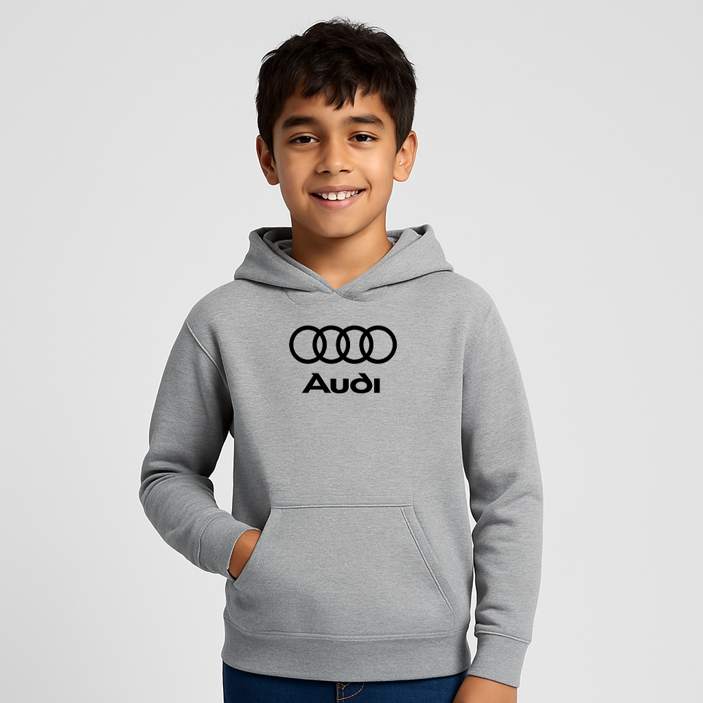 Youth Kids Audi Motorsports Car Pullover Hoodie